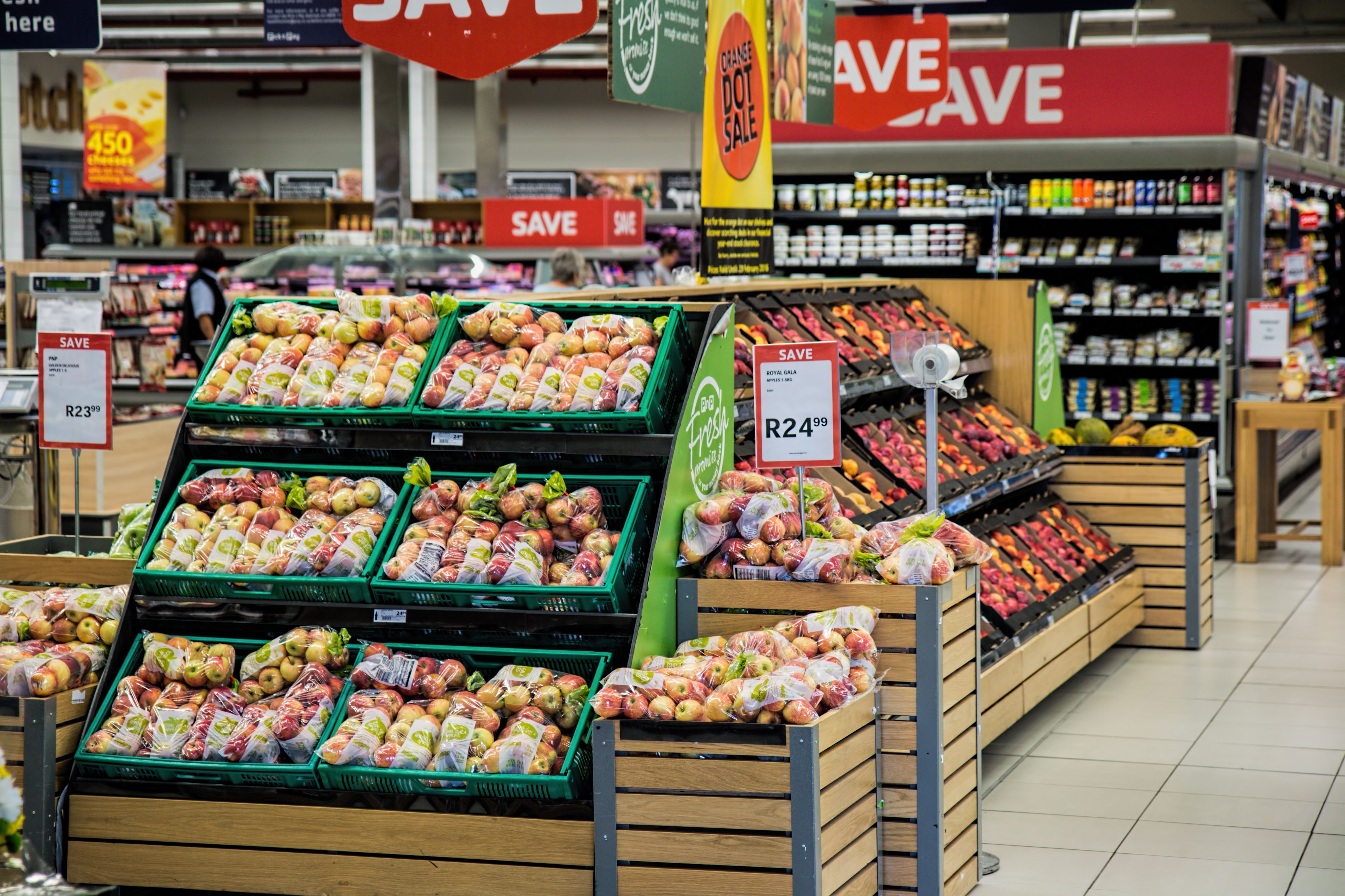 Fresh produce section